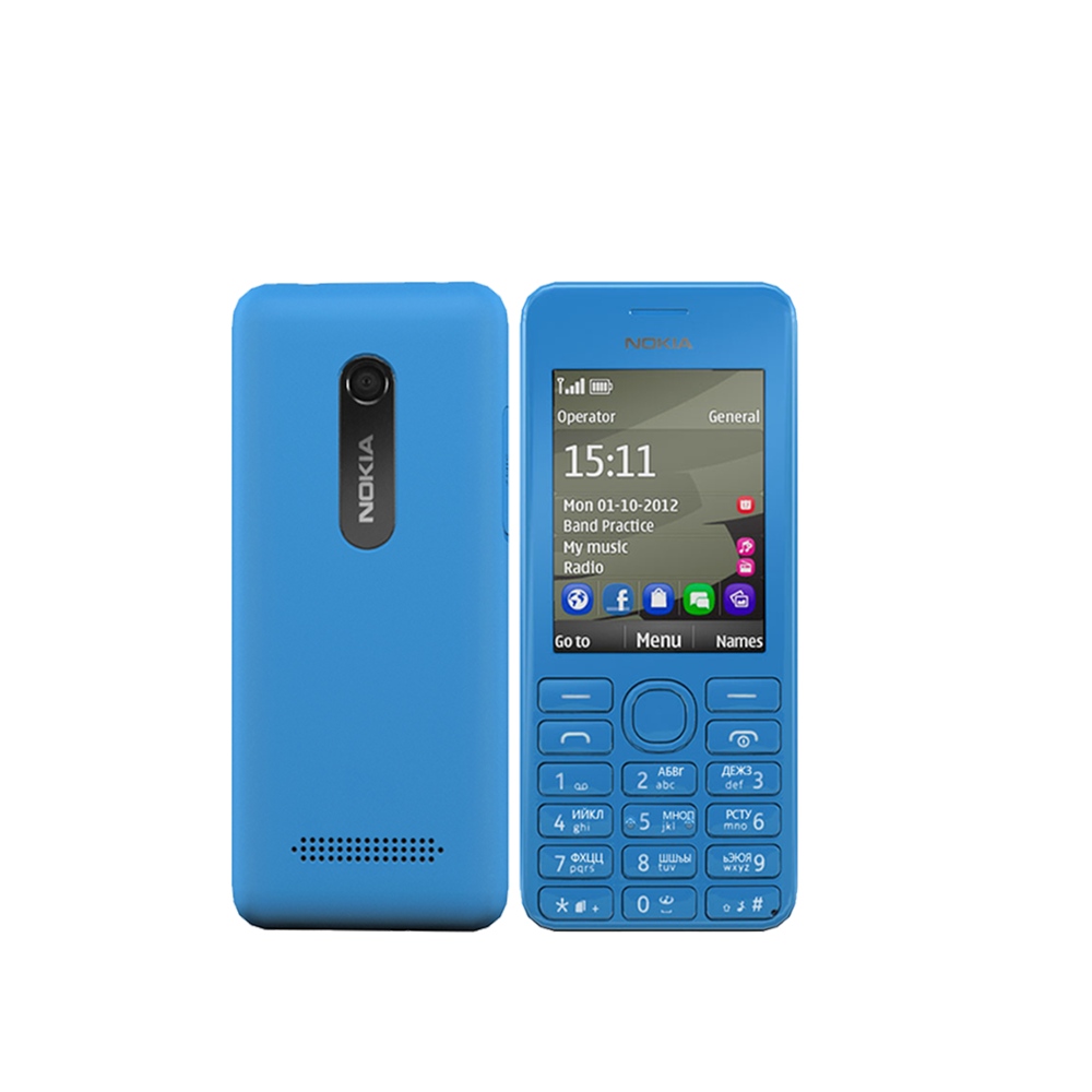 Popular Original Factory Unlock Cheap 3G Classic Bar Phone 206 Dual SIM Card Student Premium Keyboard Phone